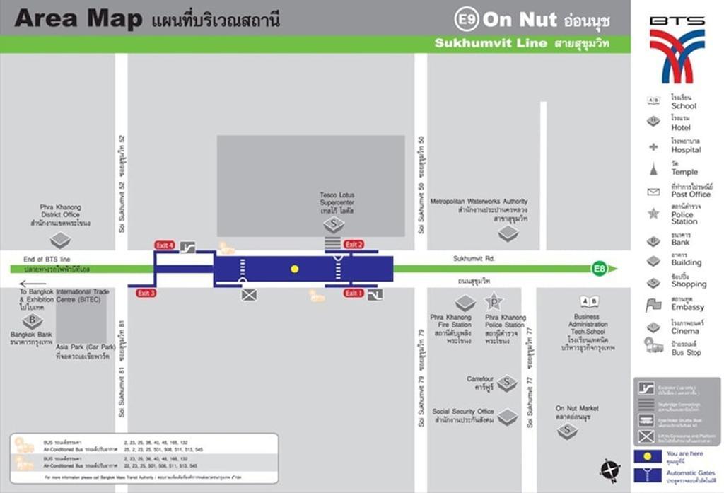 1Br Condo 5 Min To Bts 1000Mbps Fiber Wi-Fi Bangkok Zewnętrze zdjęcie